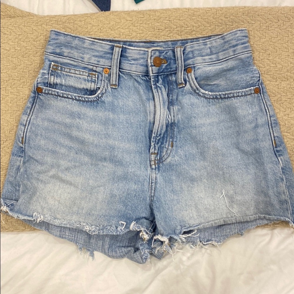 Madewell high rise shorts
